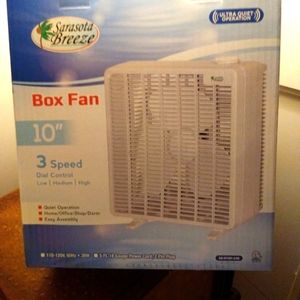 Fan. Square 10 inch. Quite